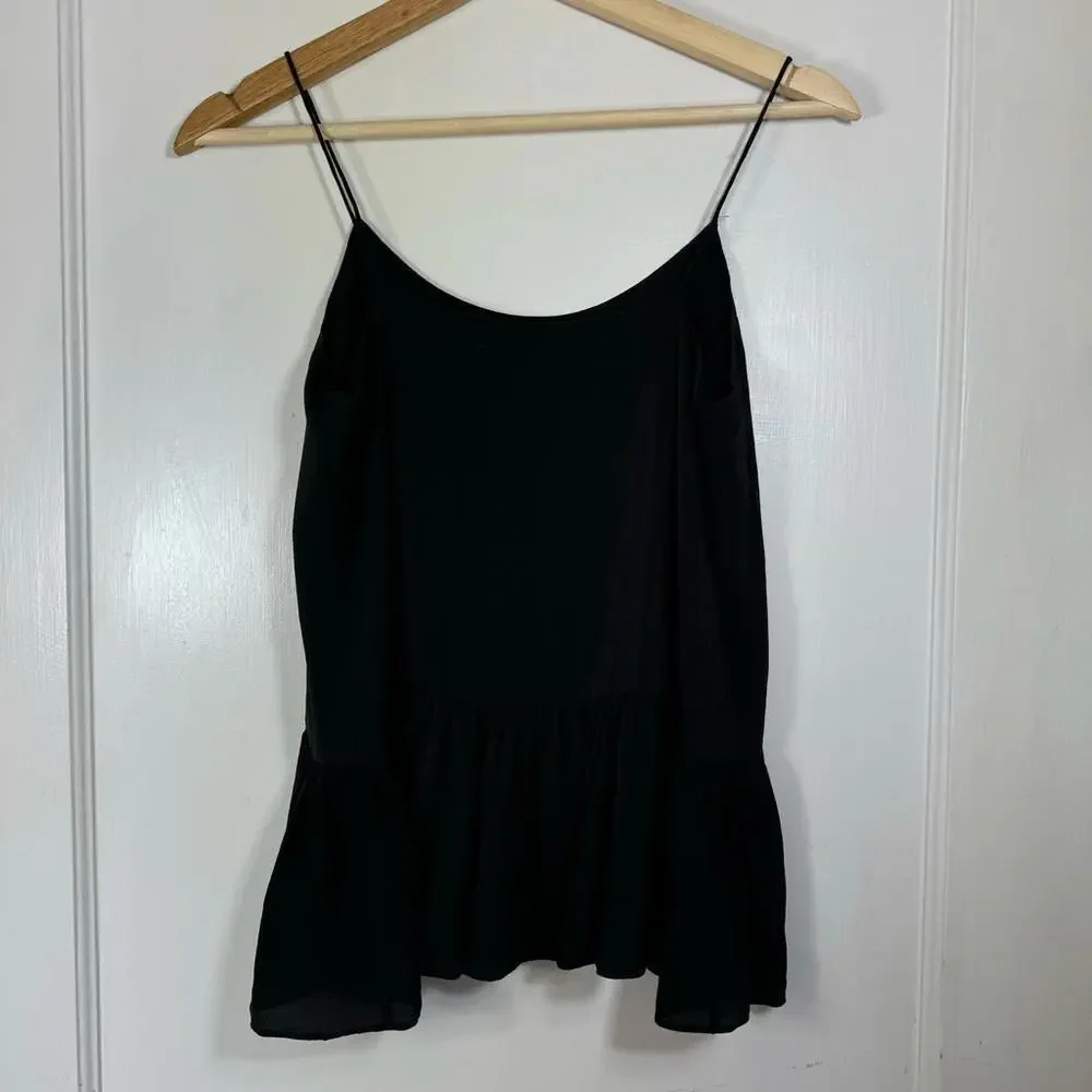 Club Monaco Benicia 100% Silk Ruffle Cami Top - Picture 6 of 7